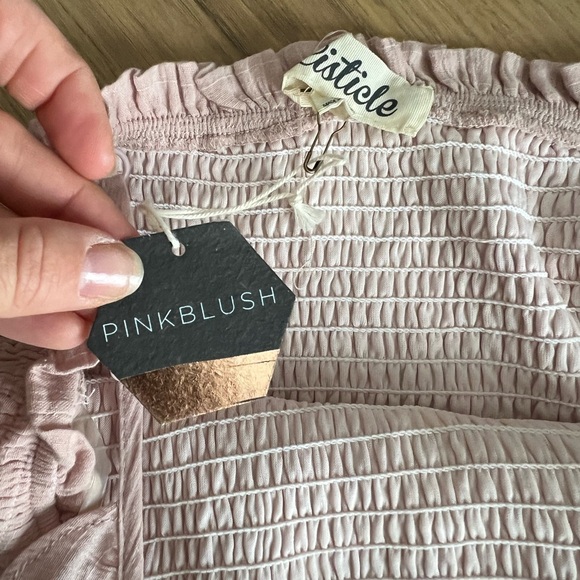 Pinkblush 🎀 Light Pink Smocked Ruffle Accent Dress - Picture 4 of 7